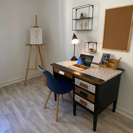 Appartement Work App'art - T2 - Fibre - Parking - Proche Gare *